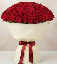 Букет 101 Красная роза Милано #REPLACE_PRED# Петропавловской Краснодарского края