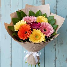 Букет цветов из:  Герберы #REPLACE_PRED# Петропавловской Краснодарского края