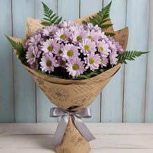 Букет цветов из:  Хризантемы в Петропавловской Краснодарского края