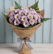 Букет цветов из:  Хризантемы в Петропавловской Краснодарского края