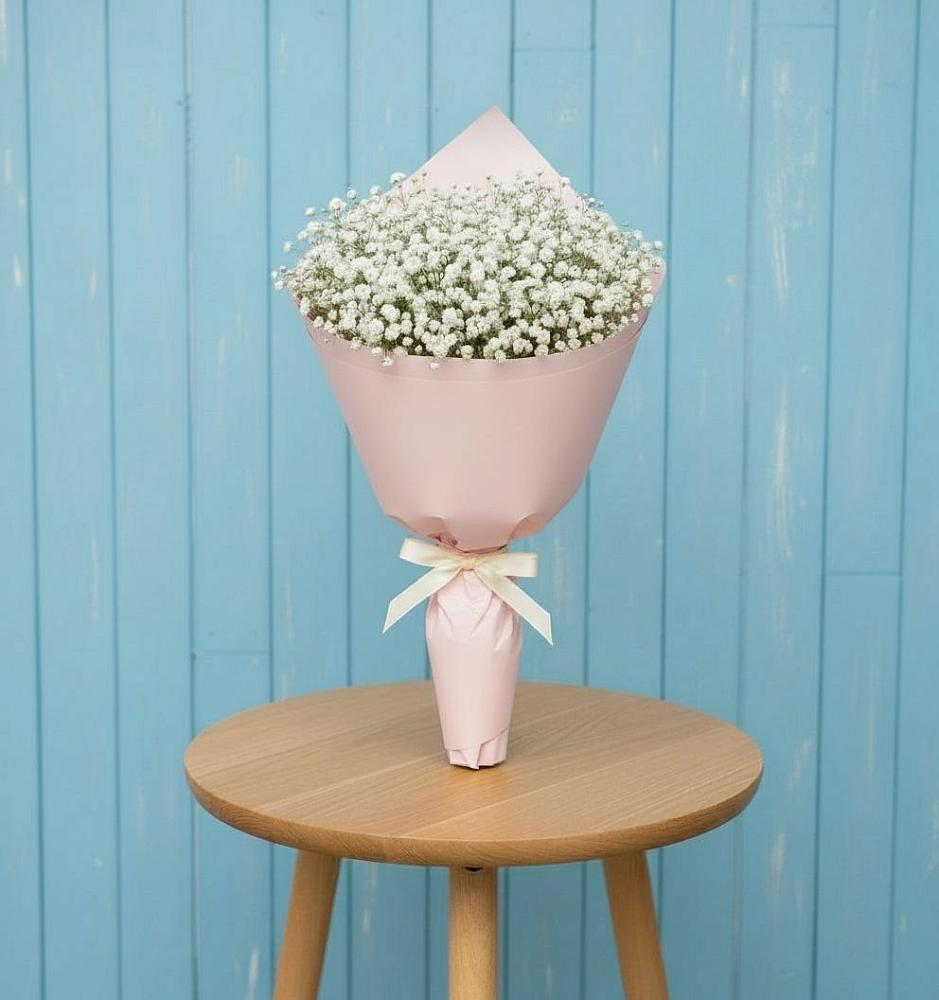 Букет цветов из: Гипсофила в Петропавловской Краснодарского края