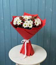 Букет цветов из:  Хризантемы в Петропавловской Краснодарского края