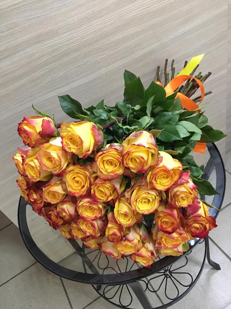 Букет Желтые розы в Петропавловской Краснодарского края