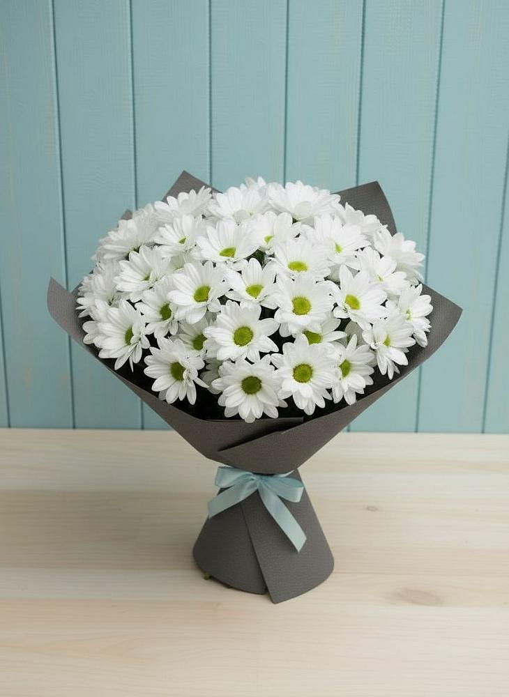 Букет цветов из: Хризантемы в Петропавловской Краснодарского края