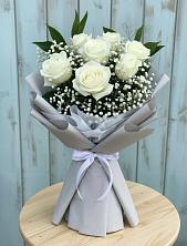 Букет цветов из:  Розы в Петропавловской Краснодарского края