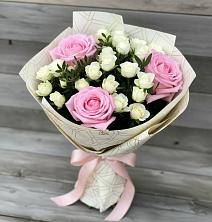 Букет цветов из:  Розы в Петропавловской Краснодарского края
