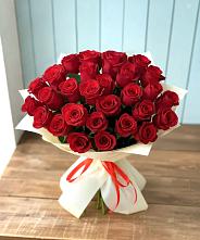 Букет 29 Красных роз в Петропавловской Краснодарского края