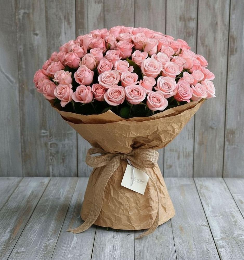 Букет 151 Роза Роуз в Петропавловской Краснодарского края