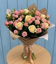 Букет цветов из:  Розы #REPLACE_PRED# Петропавловской Краснодарского края