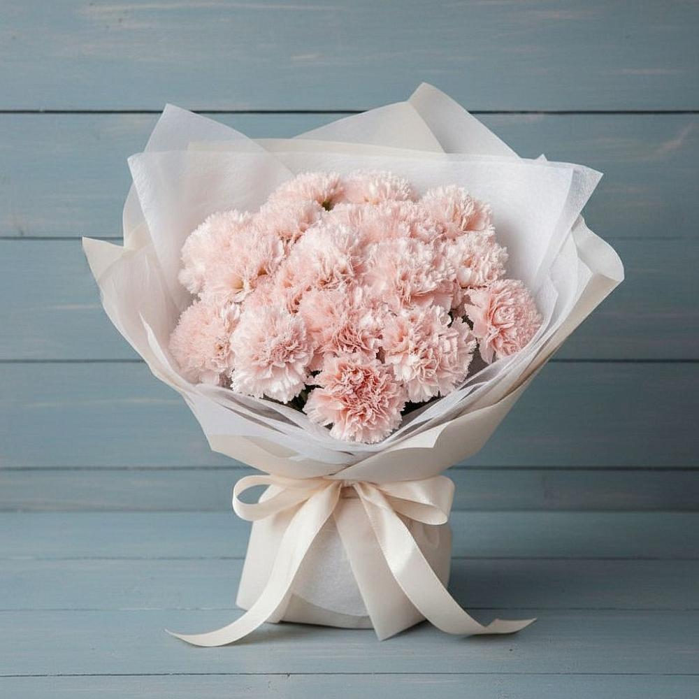 Букет цветов из: Гвоздики в Петропавловской Краснодарского края