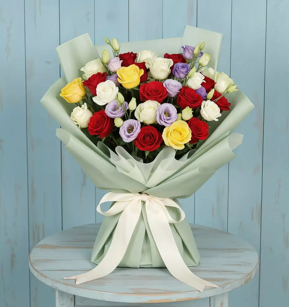 Букет цветов из: Розы в Петропавловской Краснодарского края