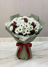 Букет цветов из:  Хризантемы в Петропавловской Краснодарского края