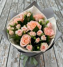 Букет цветов из:  Розы в Петропавловской Краснодарского края