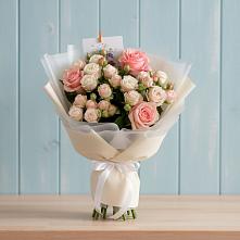 Букет цветов из:  Розы #REPLACE_PRED# Петропавловской Краснодарского края