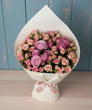 Букет цветов из:  Розы в Петропавловской Краснодарского края